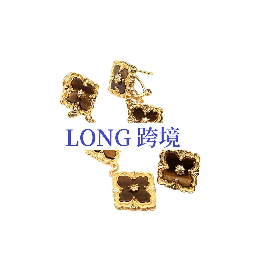 铜合金耳饰 外贸DP高品耳环-9143