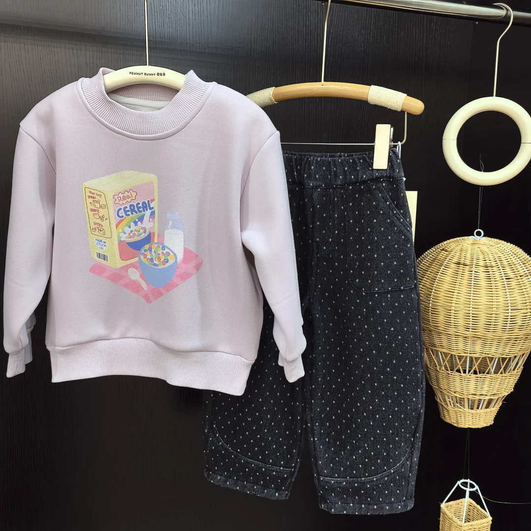 【小佛爷】Z001女童秋冬款卫衣儿童长袖打底衫