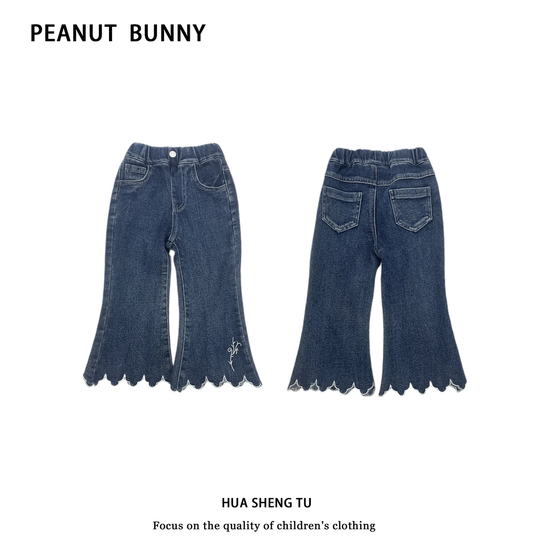 【现货】Q88003女童新款牛仔裤春款2025