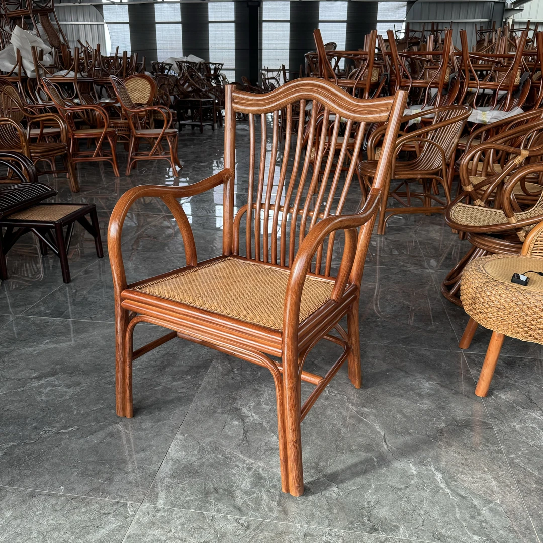 单杆休闲太师椅官帽太师椅藤椅