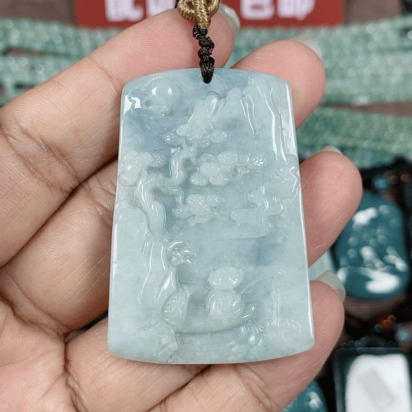 【闪购商品】翡翠颈饰未镶嵌玉吊坠