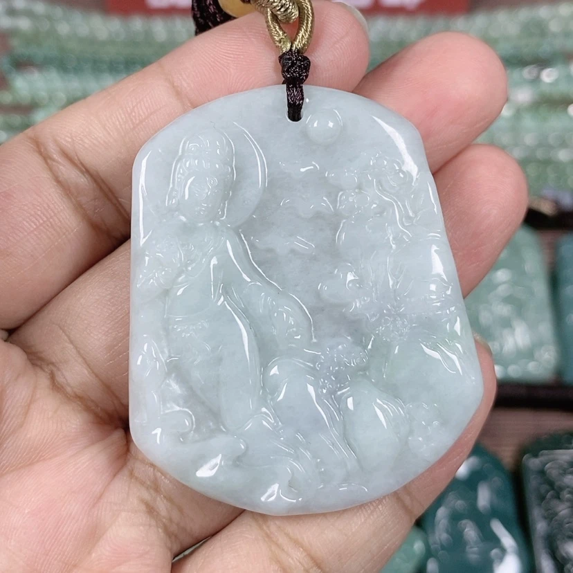 【闪购商品】翡翠颈饰未镶嵌玉吊坠