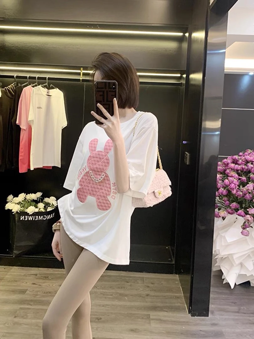 《满天星兔兔》纯棉·印花短袖T恤