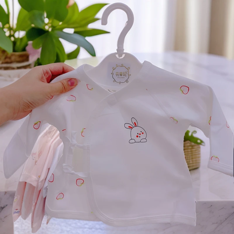 【丫丫优选 Ⅱ 】花小记家小宝贝半背衣长袖婴儿纯棉宝宝新生儿满月