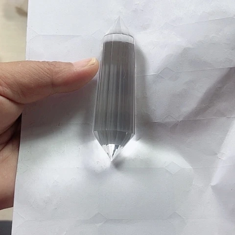 水晶天然水晶原双尖摆件未镶嵌密**目