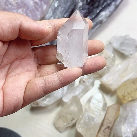 水晶天然水晶原石未镶嵌大*