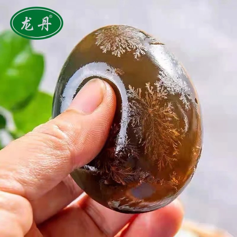 龙丹松花皮蛋溏心皮蛋无铅工艺松花蛋20枚单枚50-60克