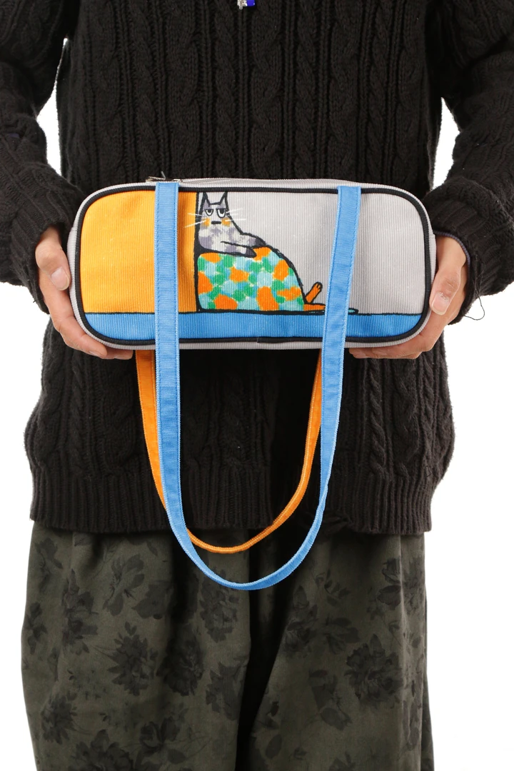 无则艺【法棍包】原创小众潮流时尚印花单肩便携女士