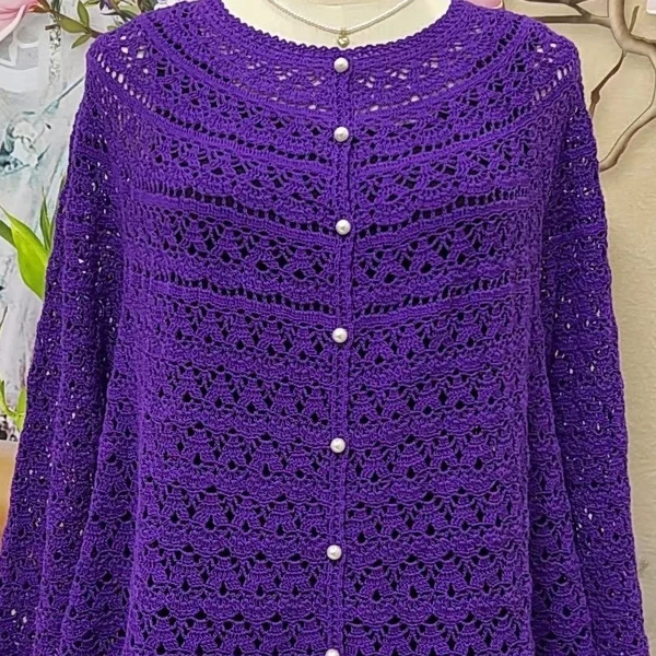 乐优优编织-改版《葱衣》开衫编织-线上视频课-LH