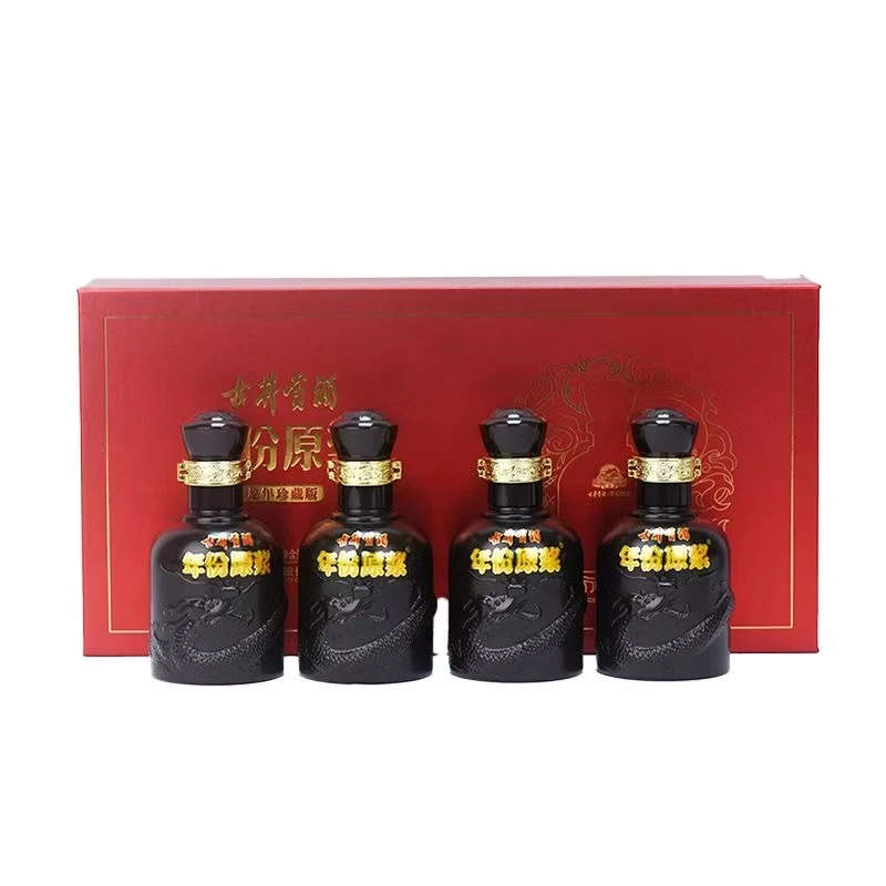 古井贡龙年珍藏版礼盒装 浓香型白酒50度100ml*4