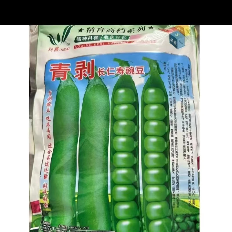 早熟高产豌豆种子 大粒水果长寿仁 甜脆大荚耐寒春秋冬季蔬菜种籽