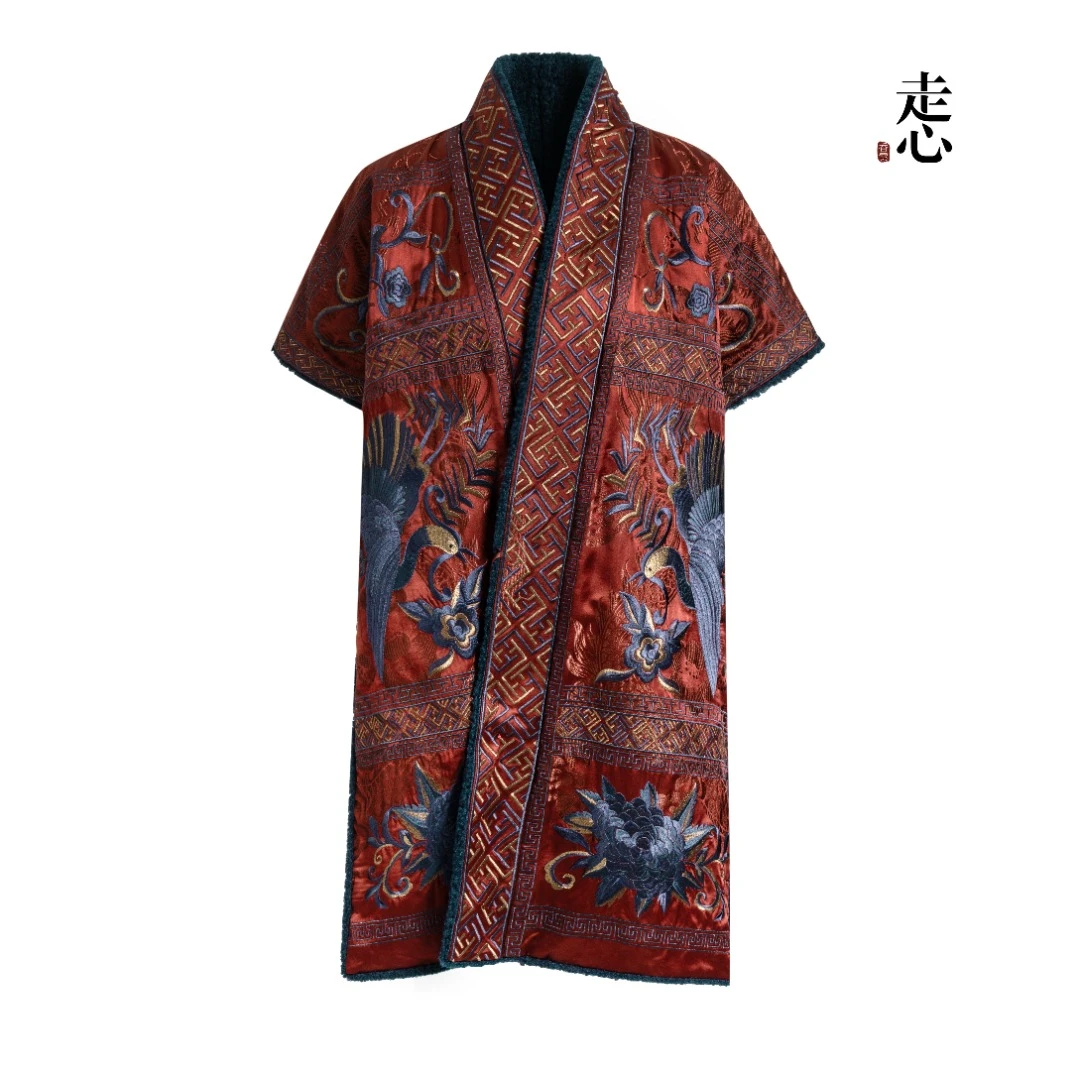 【走心非遗】凤穿牡丹马甲24ZWT5019