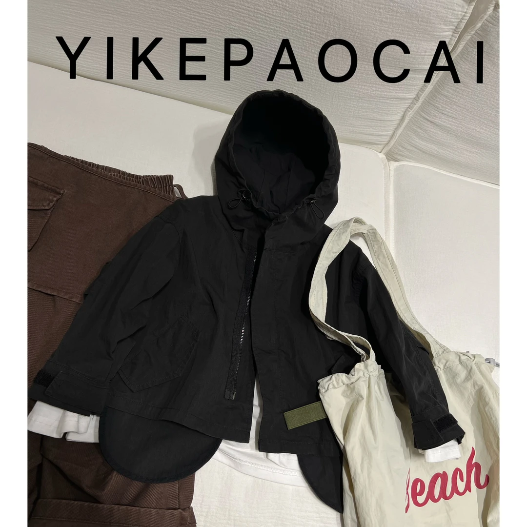 一颗泡菜「童装」8907《春》太帅了！设计款冲锋外套