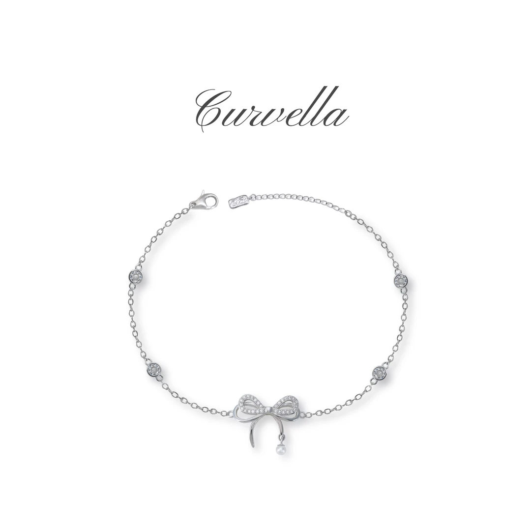 925银仿珍珠手链 【蝴蝶】气质轻奢时尚简约百搭清新精致加长手链