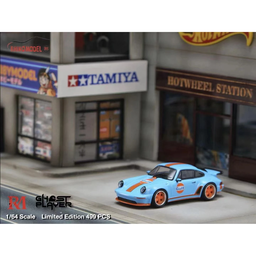 RM X GP 1:64Singer Turbo Study 930 GULF 海湾石油涂装合金模型