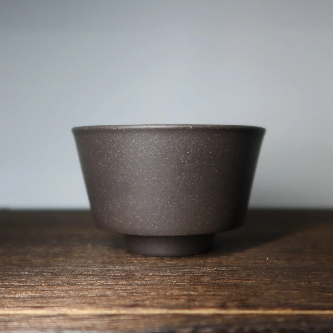 【舞叔紫砂】半手工 主人杯 紫泥 80cc 紫砂杯