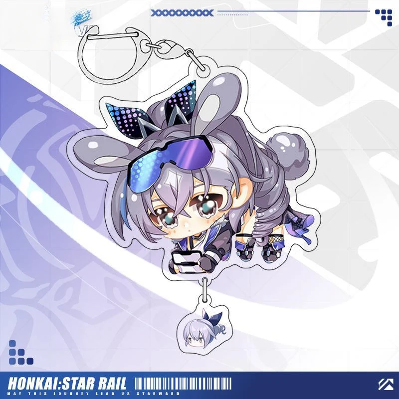 二次元动漫游戏角色周边挂件银狼卡芙卡饮月君刃亚克力钥匙扣谷子