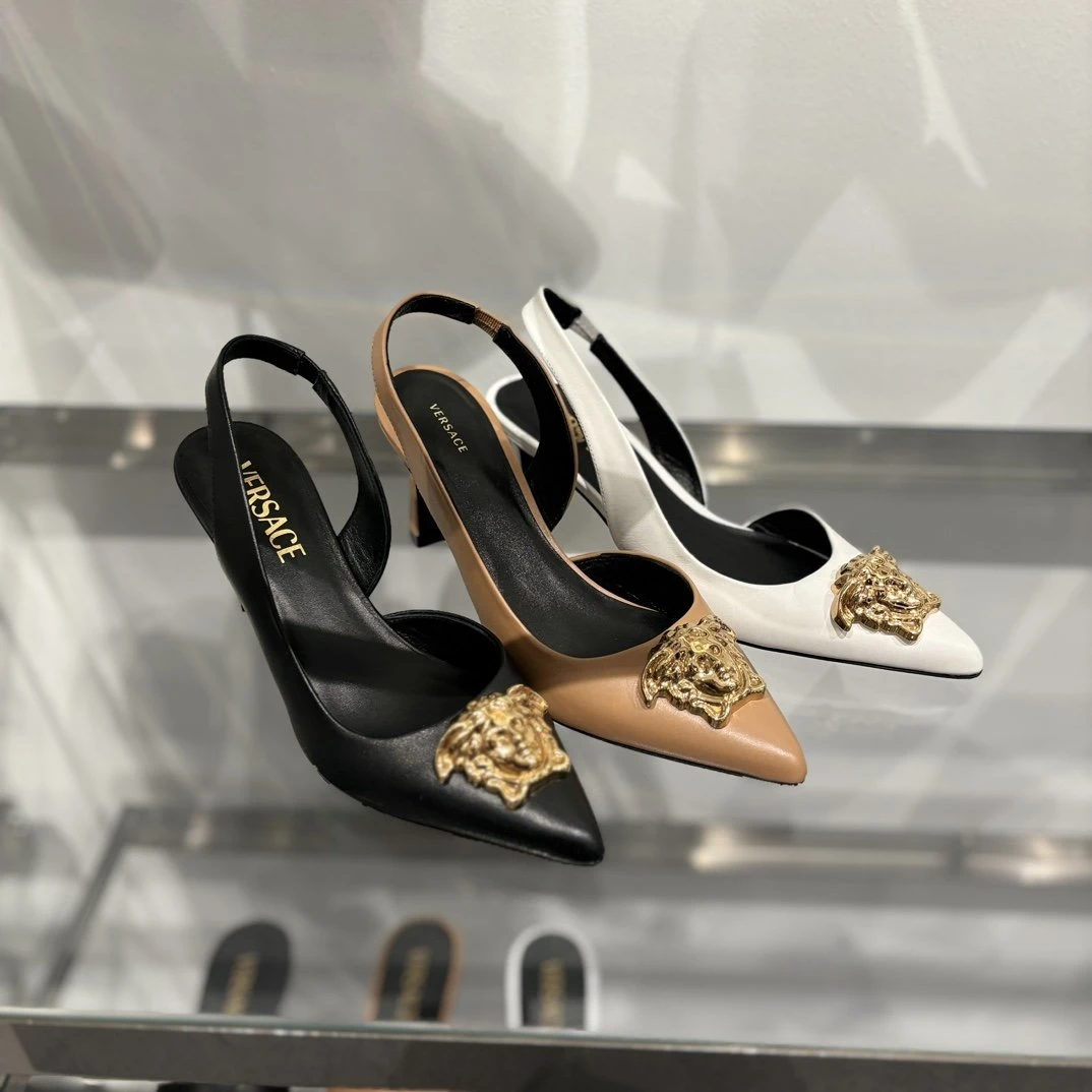 Versace/范思哲高跟鞋 跟高6-8CM