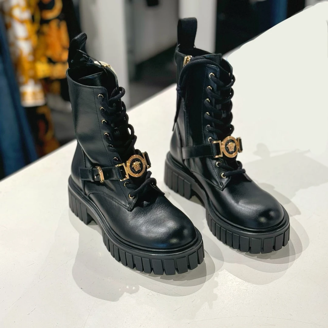 Versace/范思哲女士黑色短靴