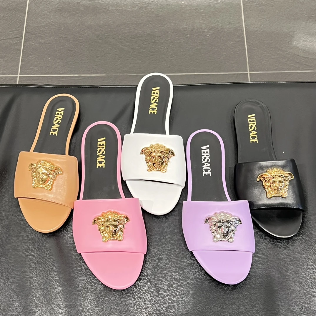 Versace/范思哲女士美杜莎平底拖鞋