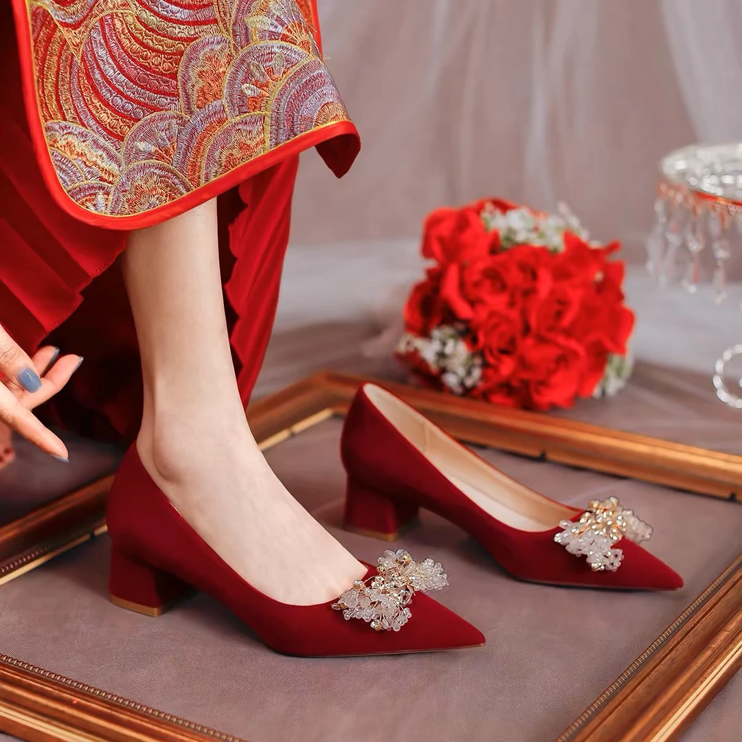 8092 时尚百搭尖头单鞋不累脚女鞋