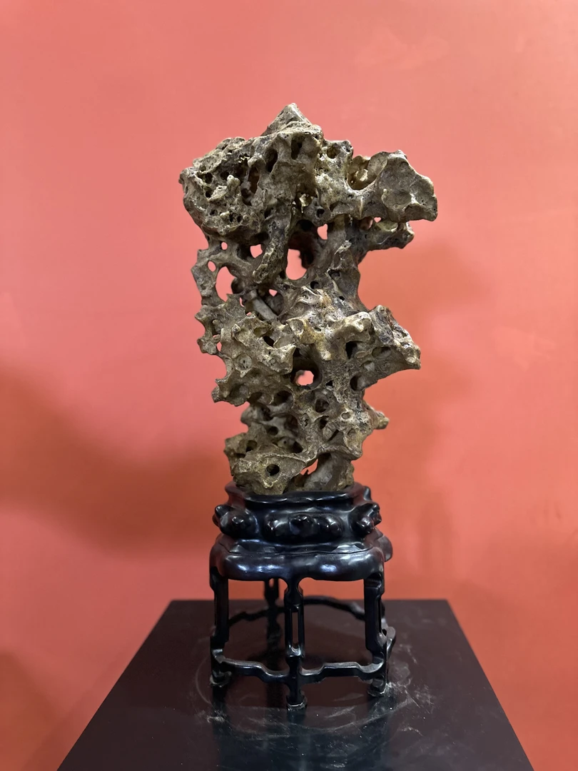 太湖石老藏《紫烟》60X25