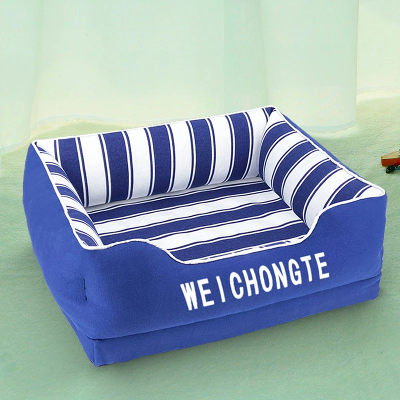 狗窝特厚帆布全可拆洗四季通用保暖小中大型犬比熊博美泰迪猫用品