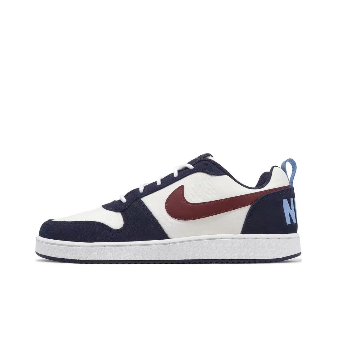 Nike/耐克Court Borough Low减震耐磨低帮板鞋男款蓝白FV8109-161
