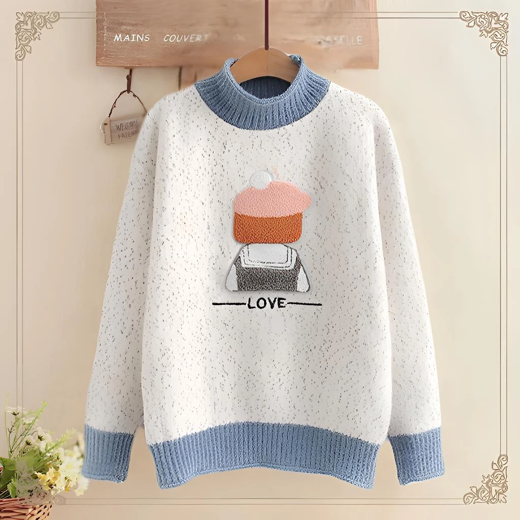 初中高中学生毛衣女15-18岁2025年新款少女学院风秋冬装针织衫潮