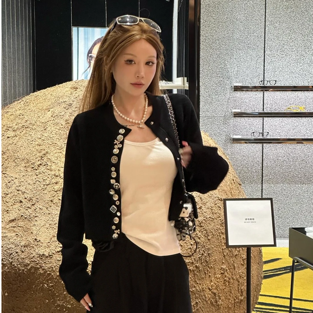 【艺艺推荐】秋冬新款小众设计 重工五金 百搭短外套W1211