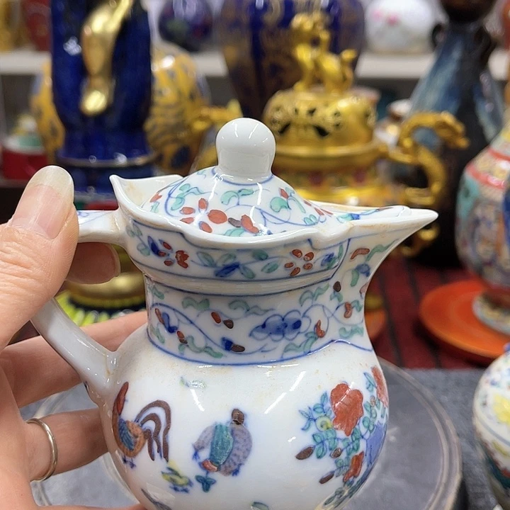 茶盏瓷器摆件瓷器摆件