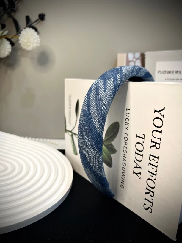 杨大姐推荐《牛仔》系列减龄休闲高颅顶防滑百搭头箍