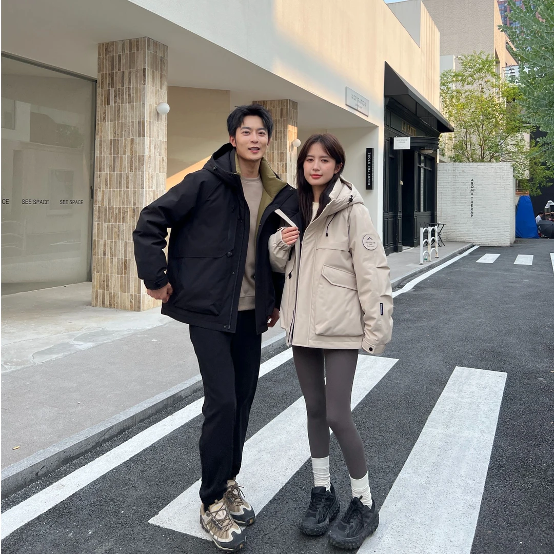 【哲妈宠粉】寻拓者情侣款休闲户外防风羽绒服FYH6806