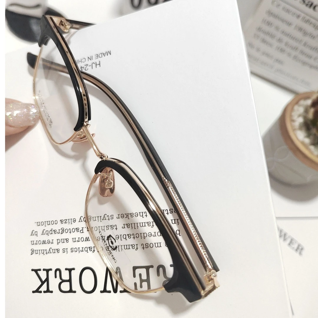 达芬梦品质夹圈眉毛 IP电镀 板材插芯眉毛架