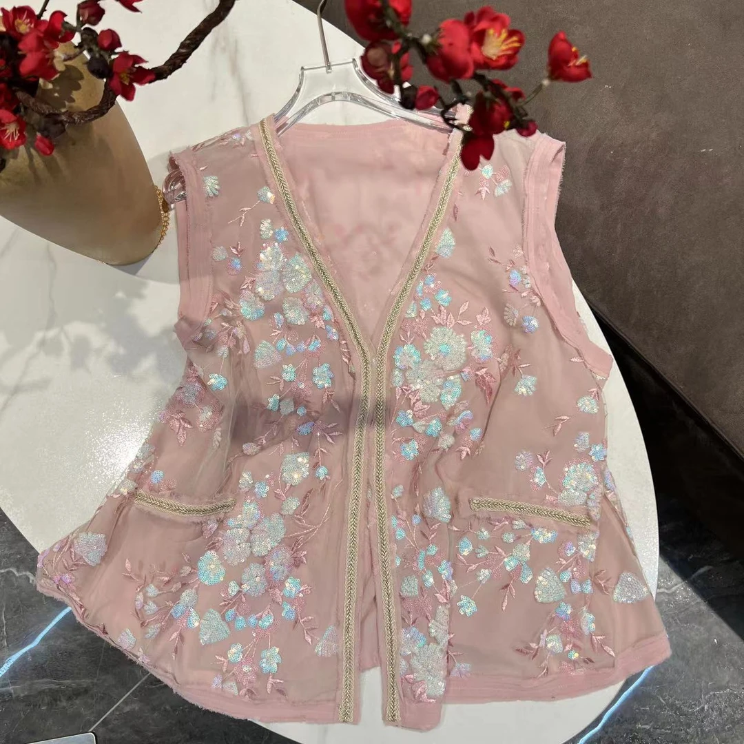 「春暖花开」春夏百搭马甲6966