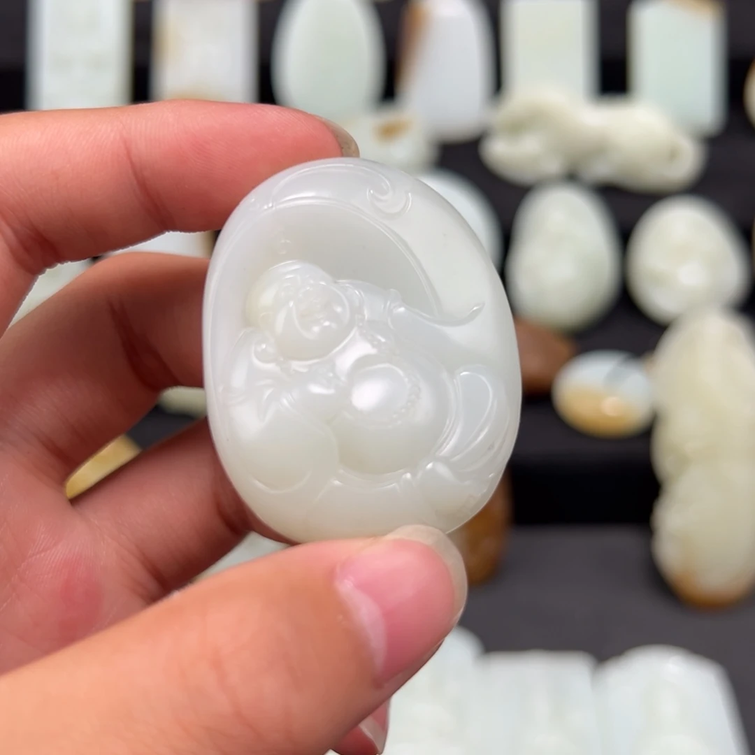 和田玉颈饰未镶嵌奂*