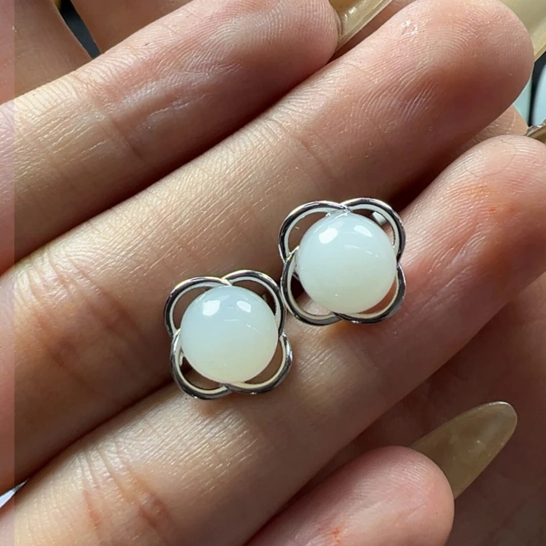 【闪购商品】和田玉颈饰银S925镶嵌