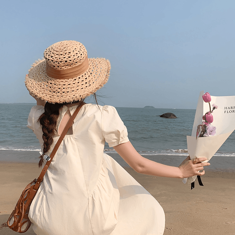 孕妇装2024新款夏季洋气韩版气质设计感复古小清新孕妇连衣裙夏装