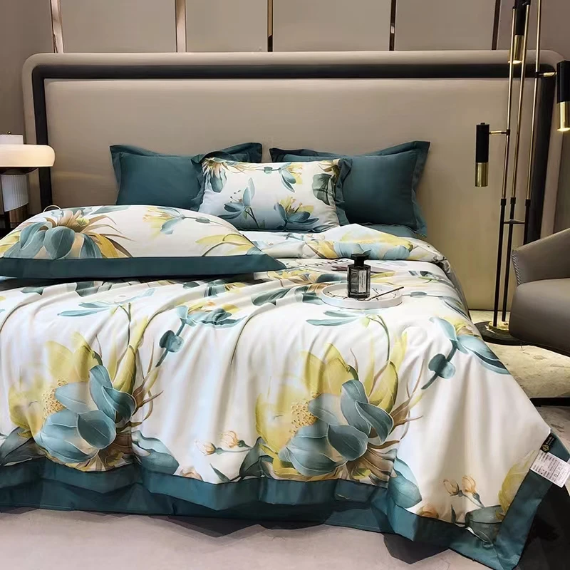 【轻奢爆款】北欧新款轻奢花悸可机洗空调被夏凉被