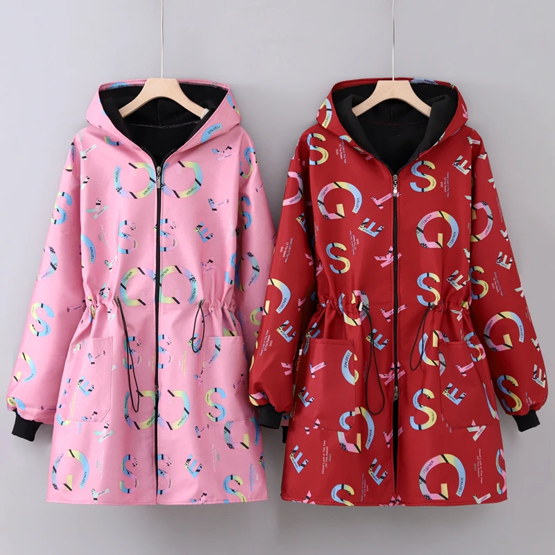 罩衣新款时尚加绒加厚保暖长袖防污上班女干活外套耐脏工作服围裙