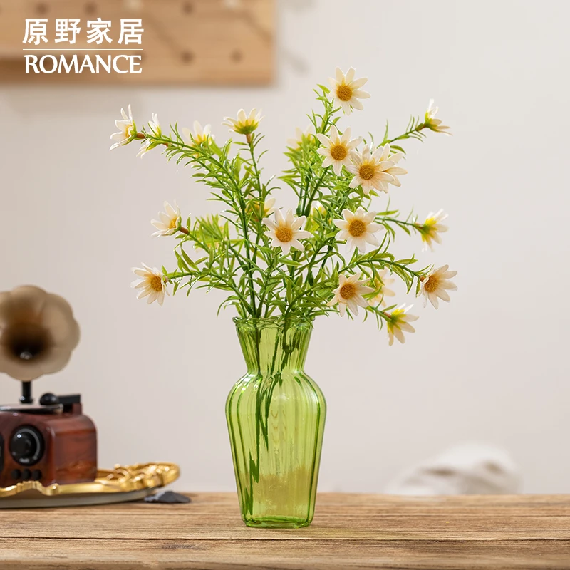 ins网红清新小野菊仿真花小野菊假花家居装饰摆件写真拍照道具