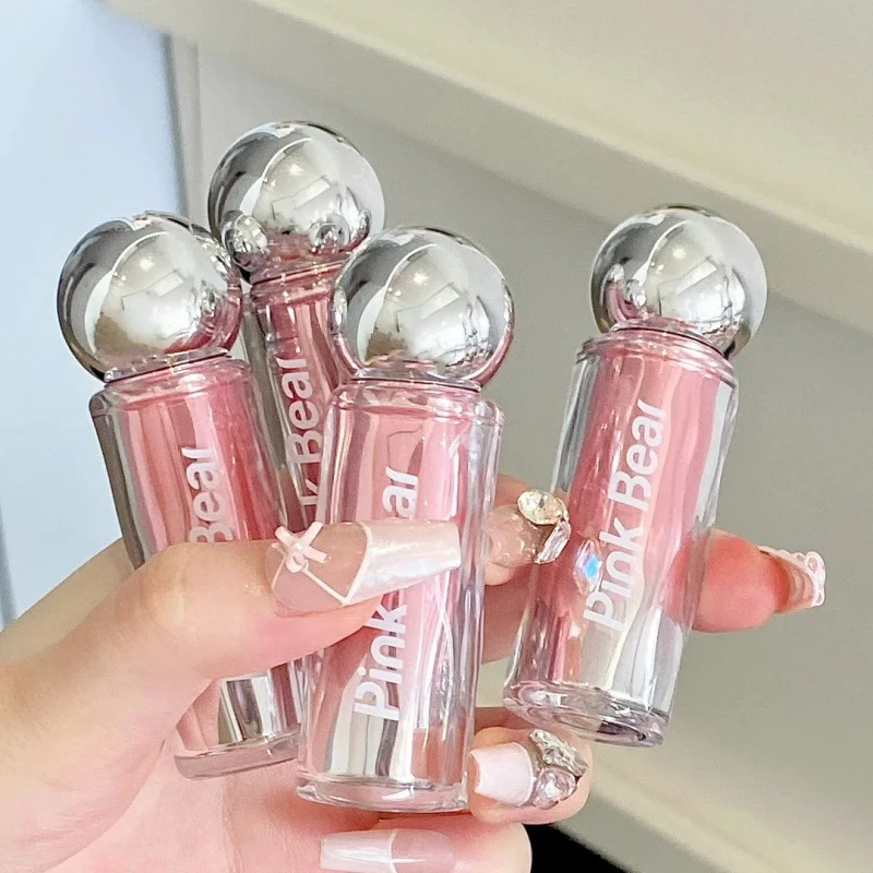 【假1赔3】皮可熊小灯泡唇蜜有色唇釉精华蜜口红不易沾杯掉色08正品
