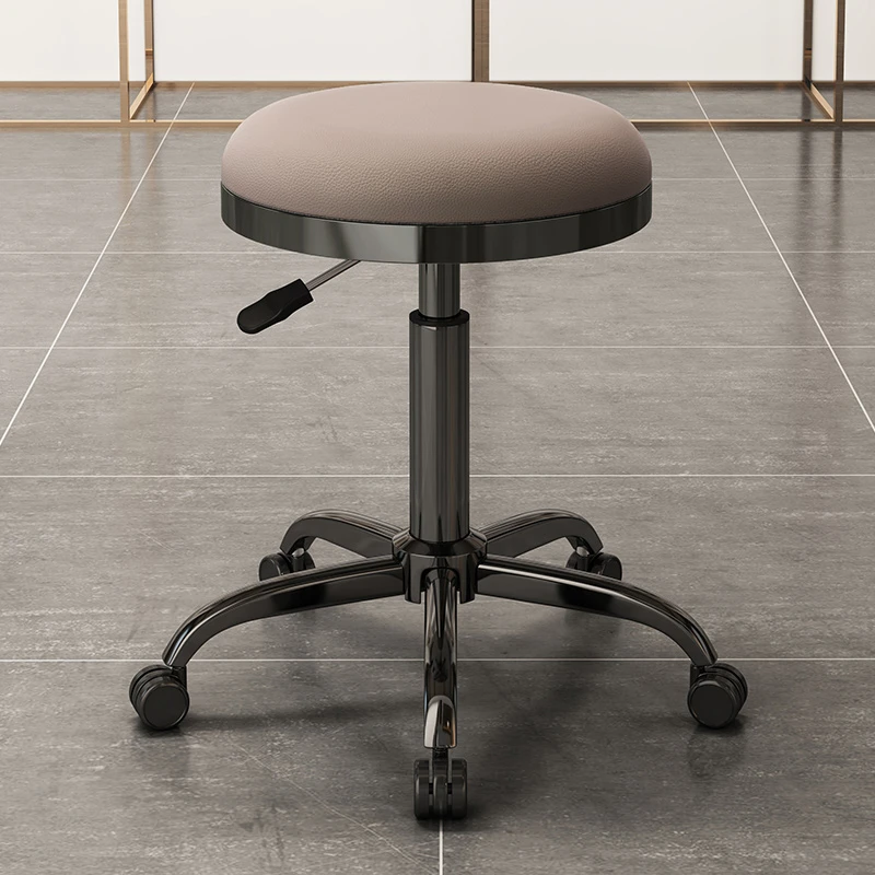 JUSHI/崛仕美发大工凳发廊理发专用简约美容院升洗头降凳转轮凳