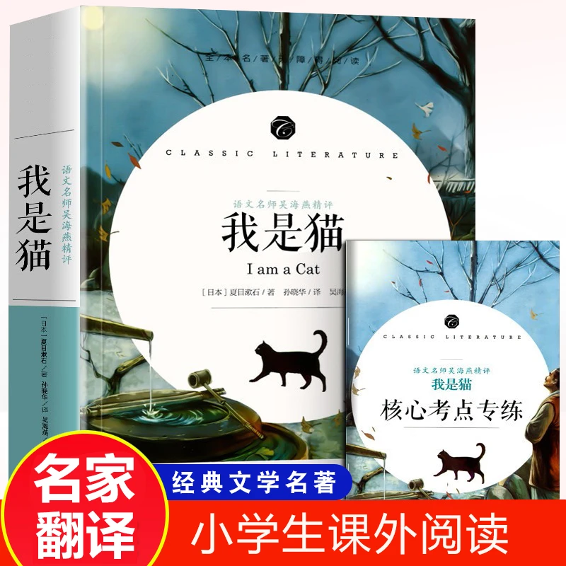 正版课外阅读语文配套阅读读物语文名师吴海燕精评我是猫