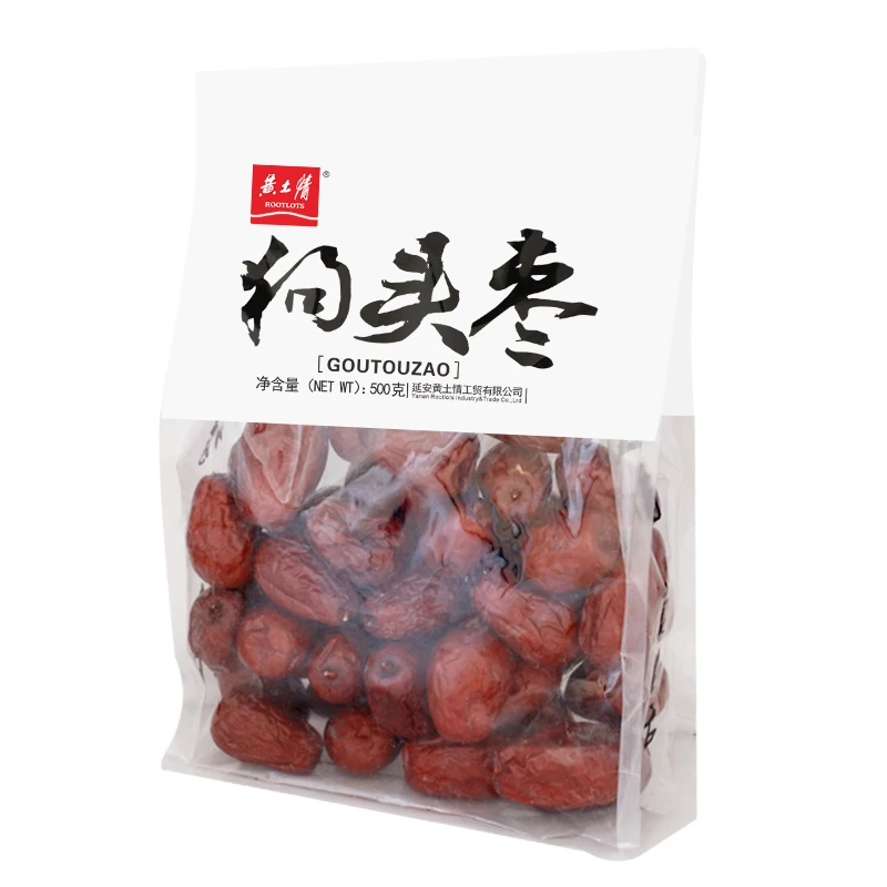黄土情 延安狗头枣500g红枣干果零食