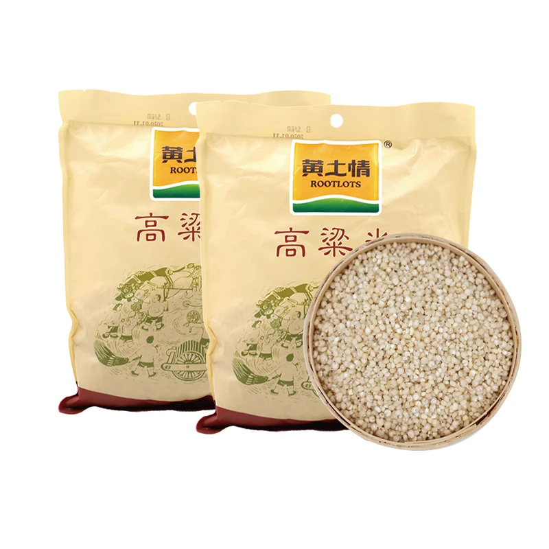 黄土情 高粱米500g*2陕北白高梁米食用农家粗粮脱壳高粱