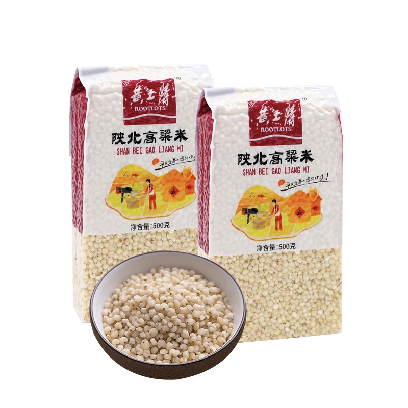 黄土情 高粱米500g*2袋真空装陕北特产食用白高粱米