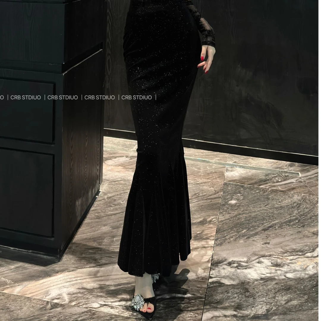 【春日部】优雅气质步步生莲半身裙0569