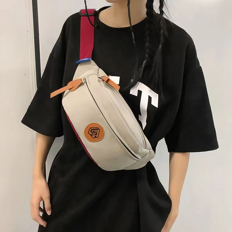 斜挎包男女百搭单肩小背包轻便简约胸包百搭手机小挎包运动腰包女