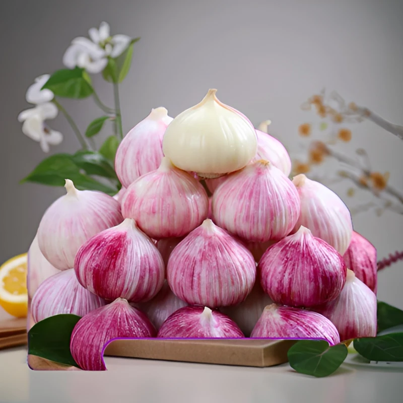 精选干蒜云南正宗独蒜紫皮独头蒜辛辣饱满调味独头大蒜1/2/5斤